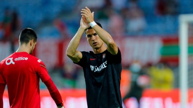 Cristiano Ronaldo jelang pertandingan Portugal melawan Luksemburg