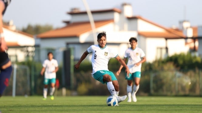 Timnas Indonesia U-20 saat menghadapi Antalyaspor