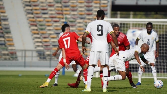 Ghana vs Swiss uji coba jelang Piala Dunia 2022