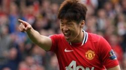 Park Ji-Sung saat masih bermain bersama Manchester United