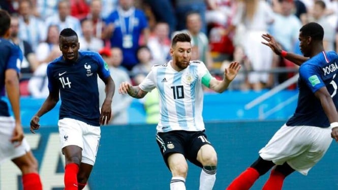 Duel Timnas Prancis vs Argentina di Piala Dunia 2018