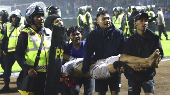 Kericuhan di Stadion Kanjuruhan Malang, Arema vs Persebaya