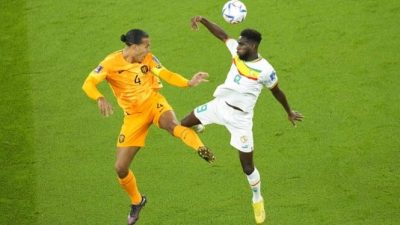 Virgil van Dijk saat Senegal vs Belanda di Piala Dunia 2022