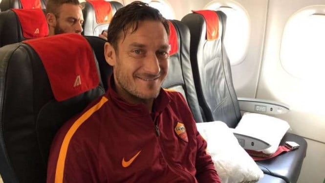 Francesco Totti saat masih membela AS Roma