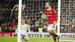 Christian Eriksen cetak gol saat Manchester United vs Burnley