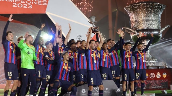 Barcelona juara Piala Super Spanyol