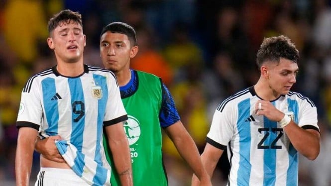 Timnas Argentina meratapi kegagalan lolos ke Piala Dunia U-20 di Indonesia