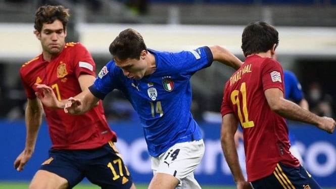 Timnas Italia vs Spanyol