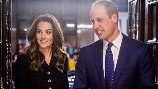 Pangeran William dan Kate Middleton.