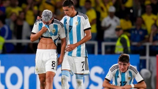 Timnas Argentina meratapi kegagalan lolos ke Piala Dunia U-20 di Indonesia