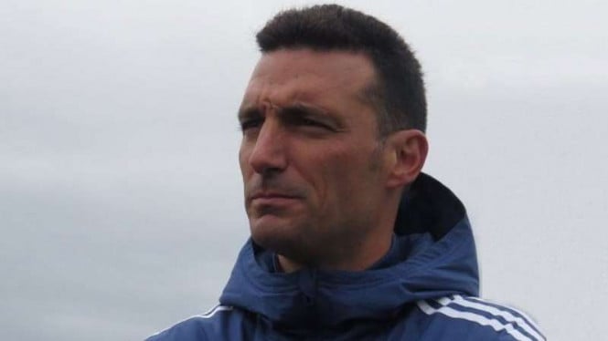 Pelatih Argentina, Lionel Scaloni.