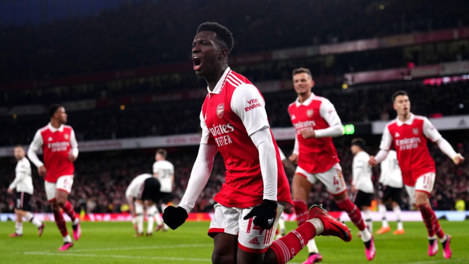 Penyerang Arsenal, Eddie Nketiah
