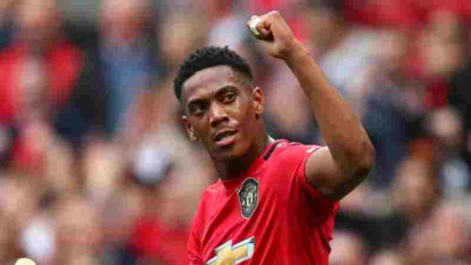 Pemain Manchester United, Anthony Martial.