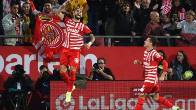 Sosok Valentin Castellanos dari Girona cetak 4 gol ke gawang Real Madrid