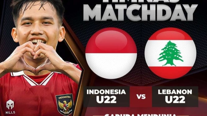Duel Timnas Indonesia U-22 vs Lebanon disiarkan di ANTV