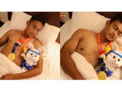 Menang SEA Games 2023, Pemain Timnas indonesia Tidur dengan Kalung Medali Emas