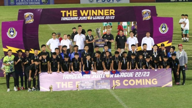 PSSI Apresiasi Farmel Isvil Football Academy Usai Juarai Tangerang Junior League