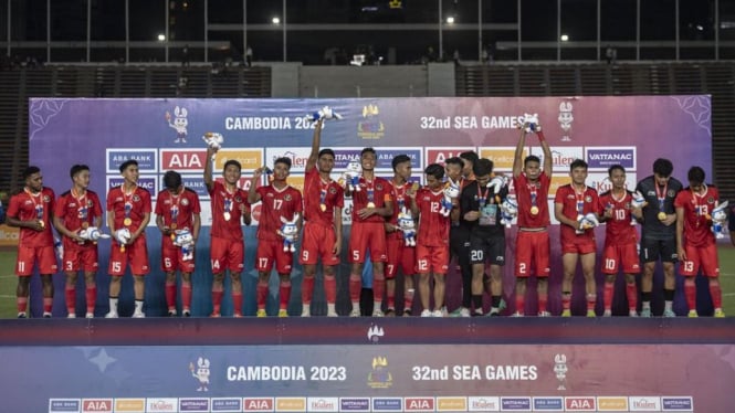 Timnas Indonesia U-22 raih emas SEA Games 2023
