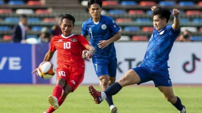 Duel Timnas Indonesia U-22 vs Filipina