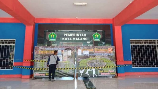 Komplek Stadion Gajayana, Kota Malang ditutup imbas kasus COVID-19