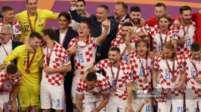 Timnas Kroasia peringkat ketiga Piala Dunia 2022