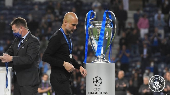Pep Guardiola gagal membawa Manchester City juara Liga Champions