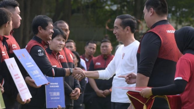 Jokowi berikan bonus ke peraih medali SEA Games